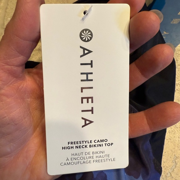 NWT Athleta high neck bikini top - Picture 3 of 5